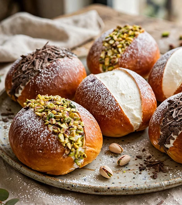 Tradicinis itališkas desertas - Maritozzi